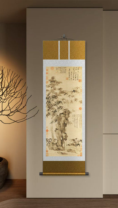 Art  — 《梧竹秀石》