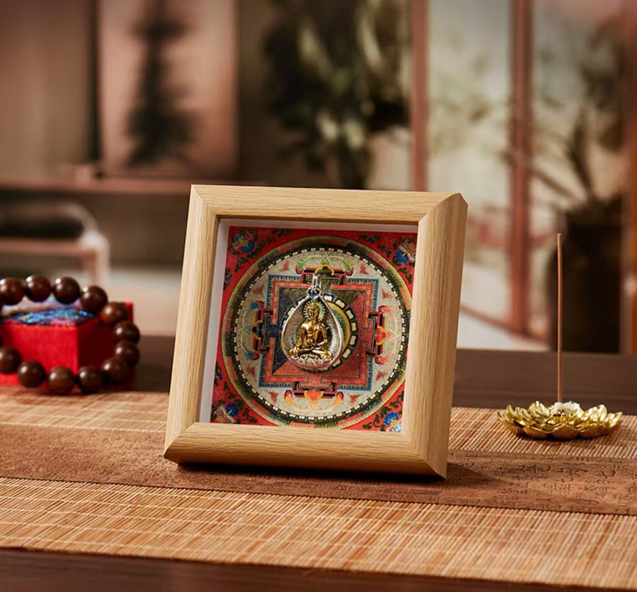 Tibetan Thangka Mandala Ornament