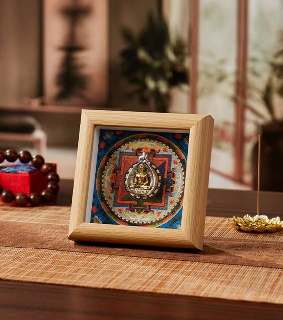 Tibetan Thangka Mandala Ornament