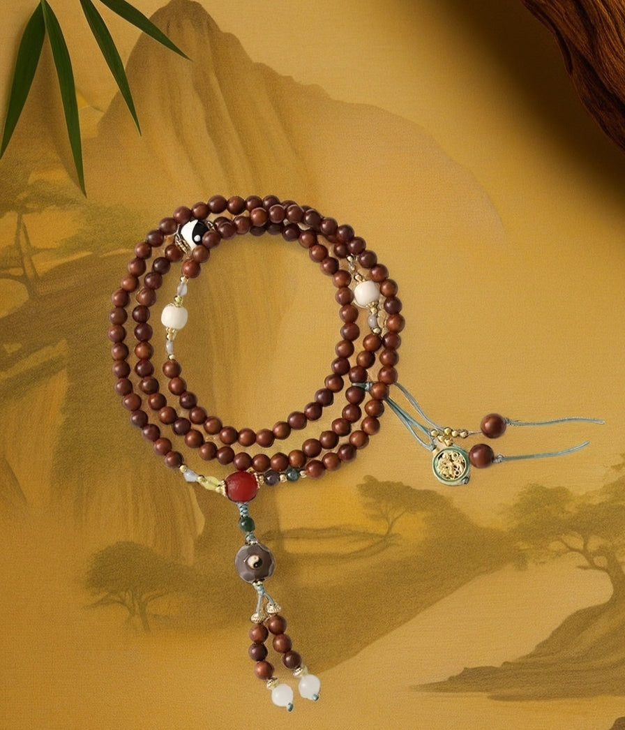 Taoist Thunderstruck Wood Bracelet