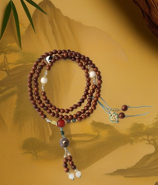 Taoist Thunderstruck Wood Bracelet