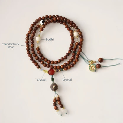 Taoist Thunderstruck Wood Bracelet