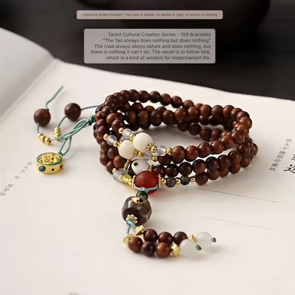 Taoist Thunderstruck Wood Bracelet
