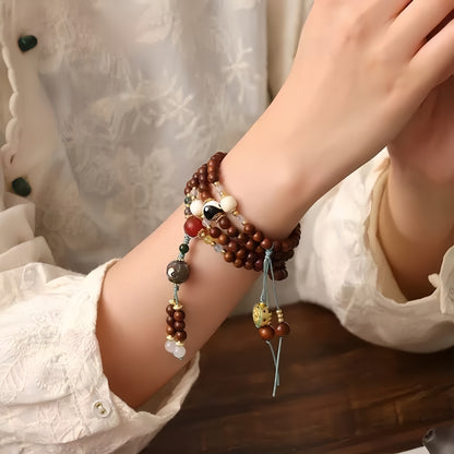 Taoist Thunderstruck Wood Bracelet