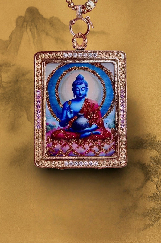 Tibetan Thangka — Medicine-Buddha