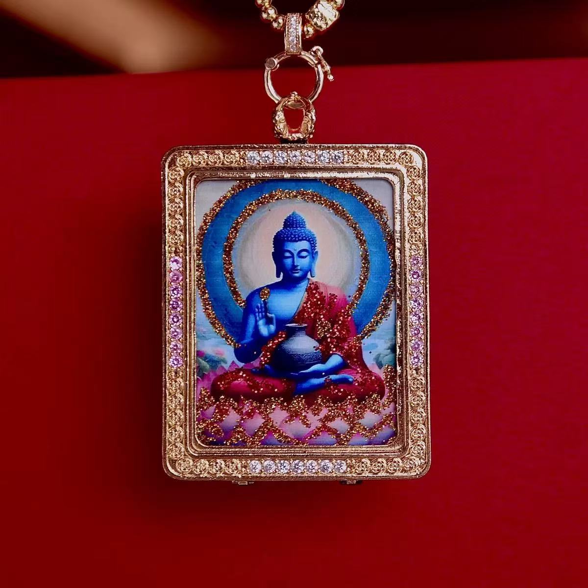 Tibetan Thangka — Medicine-Buddha