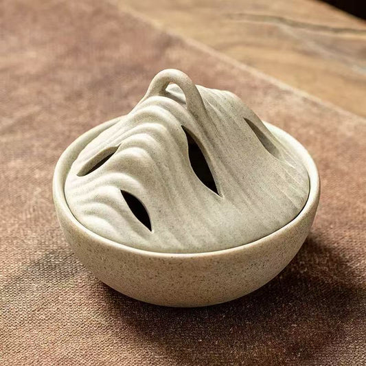 Ceramic Mountain Incense Burner