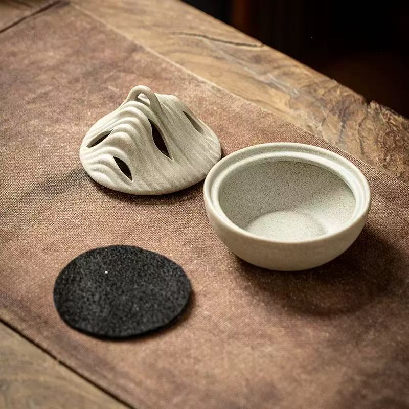 Ceramic Mountain Incense Burner