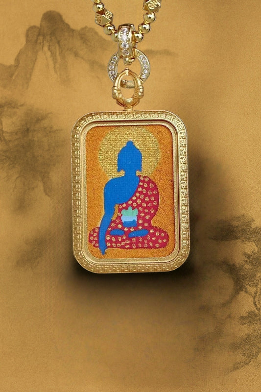 Tibetan Thangka — Medicine God
