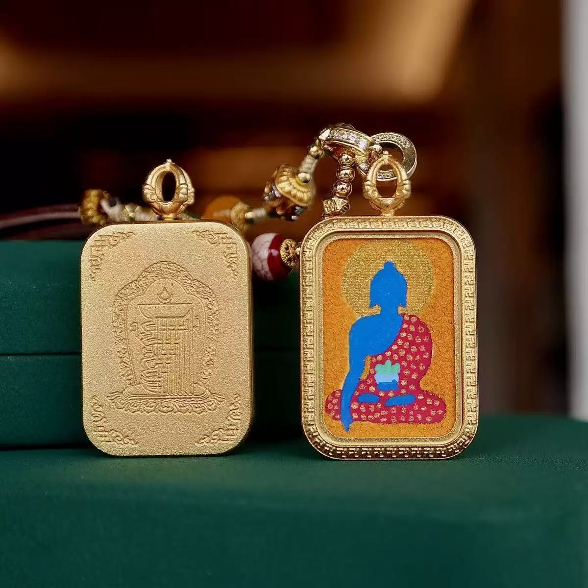 Tibetan Thangka — Medicine God